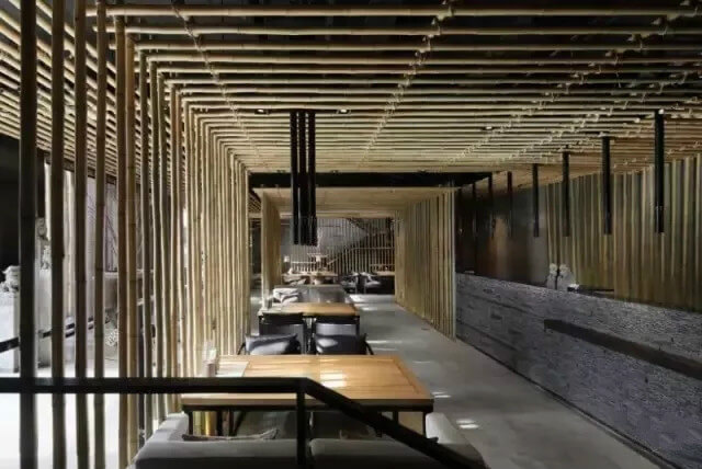 湖北如何让餐厅设计玩转中国风？几根竹子让你眼前一亮！